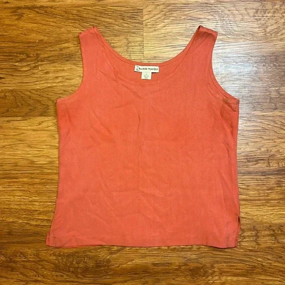 Bamboo Traders 100% Silk Tank Top - Picture 1 of 9